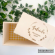 Caja madera vichy