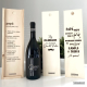Caja madera personalizada papá para botella de vino