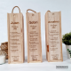 Tres cajas de madera para botellas de vino y asa tipo cuerda, con diseño personalizado, especial cumpleaños modelos Vintage, se personaliza con el nombre y el año de nacimiento, despues calculamos el tiempo persiguiendo sueños, momentos únicos, locuras, r