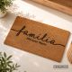 Felpudo de fibra de coco personalizado con apellidos | Modelo Family