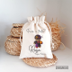 Saquito algodón chuches Halloween muñequito vudú personalizado