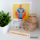 Placa metacrilato diseño Spotify con base madera personalizada Día del padre