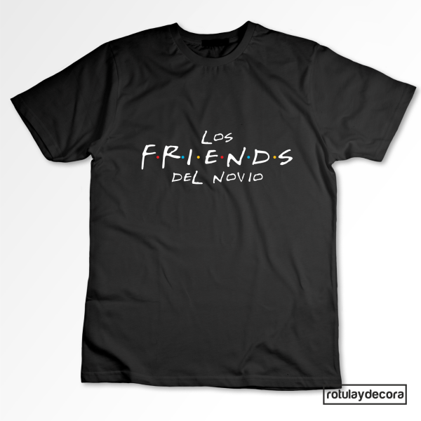 Camiseta friends negra hot sale